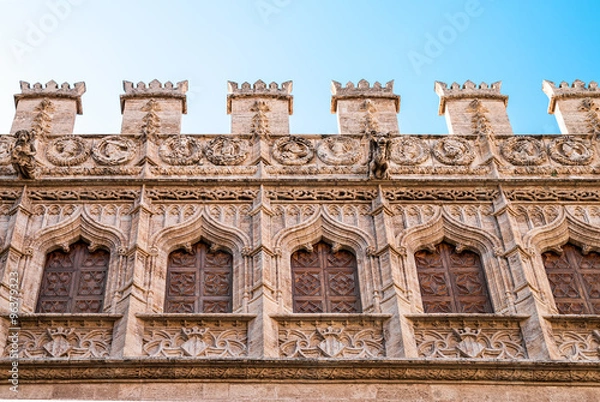 Obraz Lonja de la Seda windows