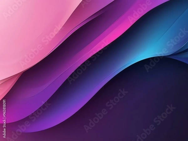 Fototapeta gradient waves abstract background