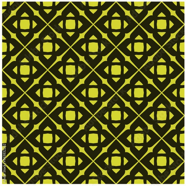 Fototapeta Abstract ethnic rug ornamental seamless pattern.Perfect for fashion, textile design, cute themed fabric, on wall paper, clothes patterns,wrapping paper and home decor.Vector graphics for design.