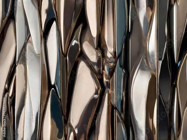 Fototapeta close up of a pile of pipes