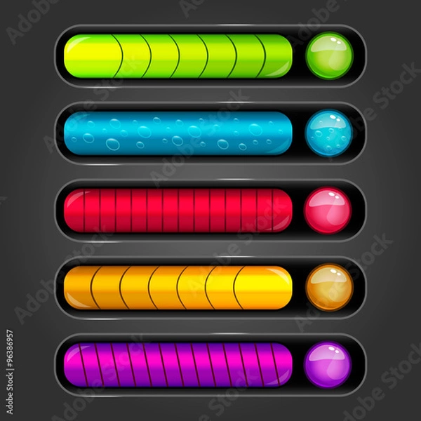 Fototapeta progress bar for games