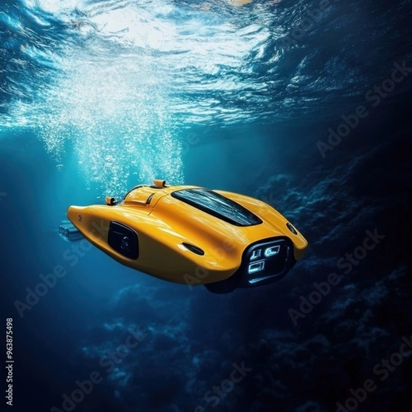 Fototapeta Hydrogen underwater vehicles