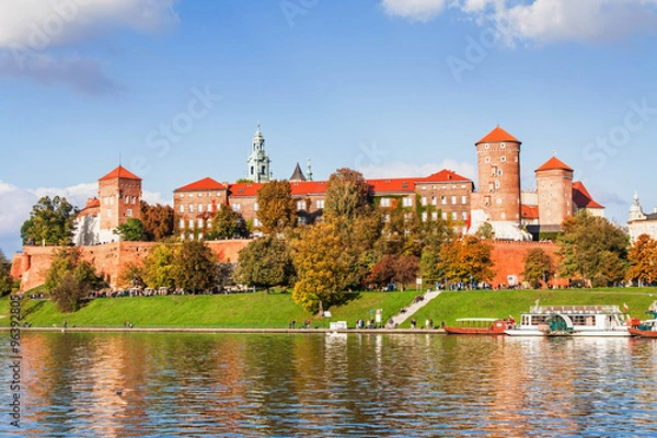 Fototapeta Wawel z zamkiem w Krakowie