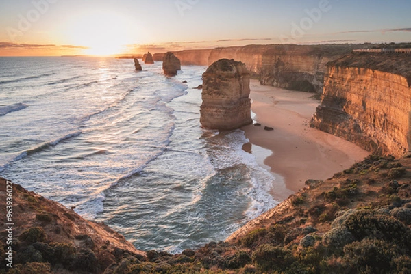Obraz Sunset at Twelve Apostles