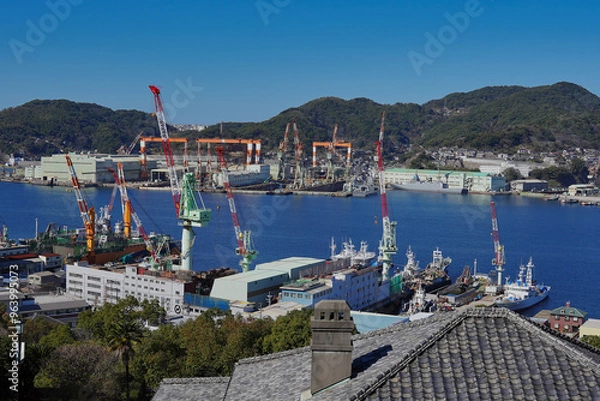 Obraz 海, 水, シティ, みなと, ボート, 風景, 空, 水辺, 全景, 帆船, 旅行, ボート, 入り江, 景色, 港湾, アイランズ, 建築, タウンズ, 地中海, サマータイム, 海