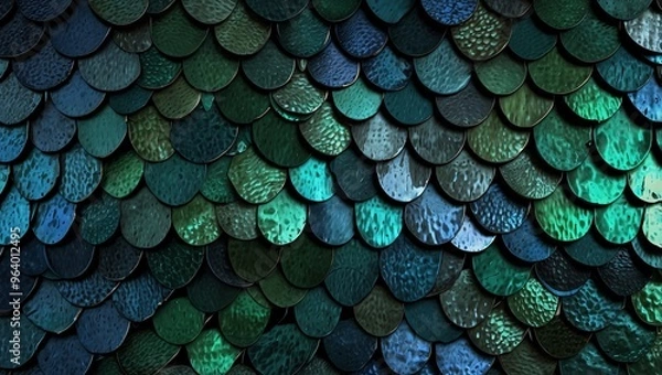 Fototapeta peacock feather pattern