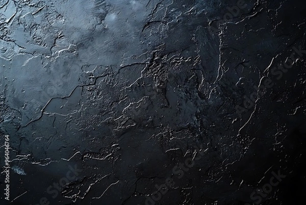 Fototapeta Abstract Dark Surface with Textured Patterns