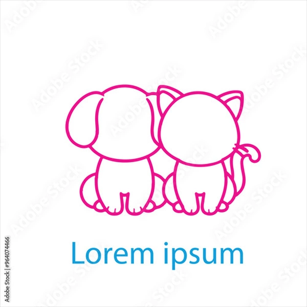 Fototapeta PET Logo Vector