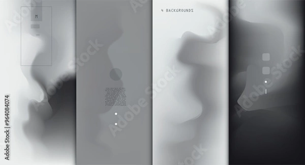 Obraz Liquid color background design. Futuristic design posters