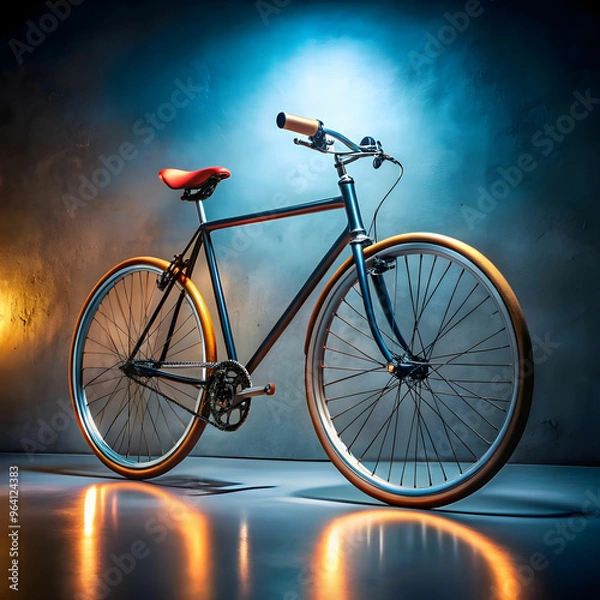 Obraz cool bicycle in studio