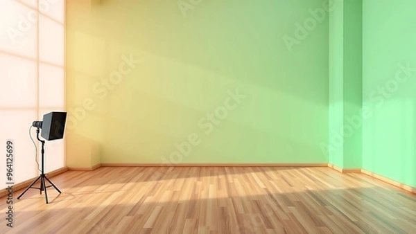 Obraz room with white wall