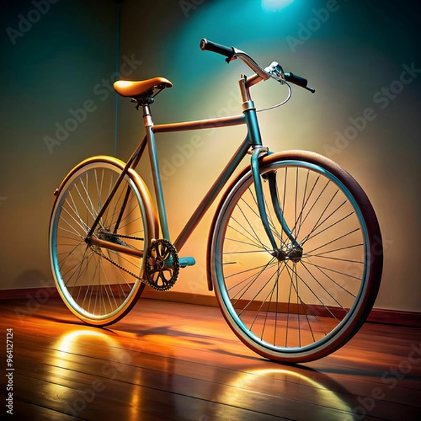 Obraz cool bicycle in studio
