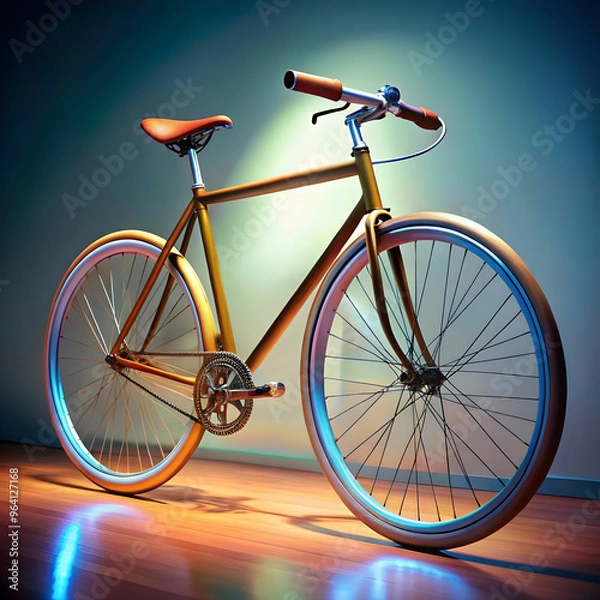 Obraz cool bicycle in studio