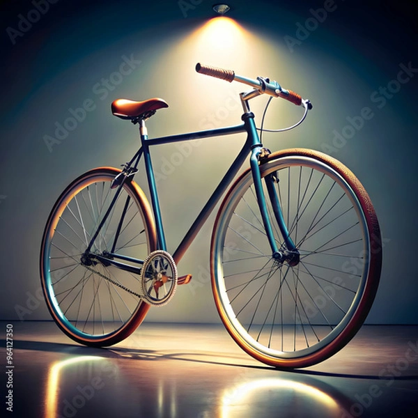 Obraz cool bicycle in studio