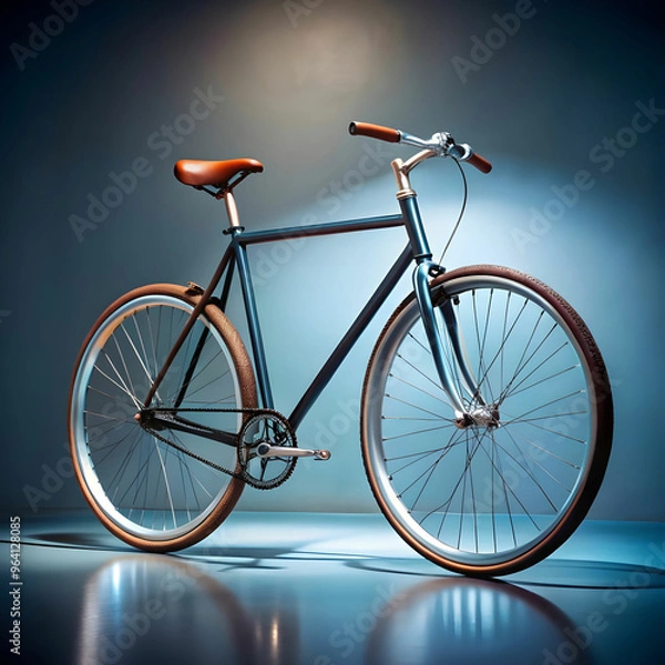 Obraz cool bicycle in studio