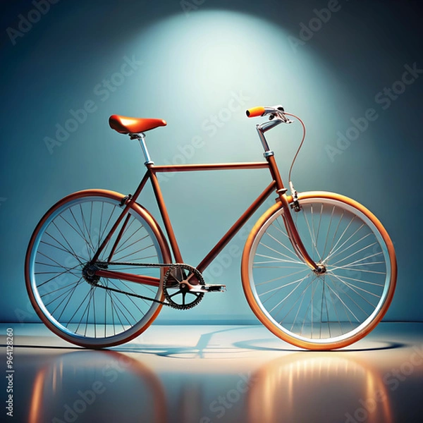 Obraz cool bicycle in studio