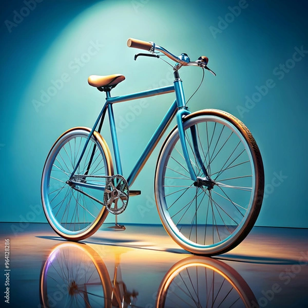 Obraz cool bicycle in studio