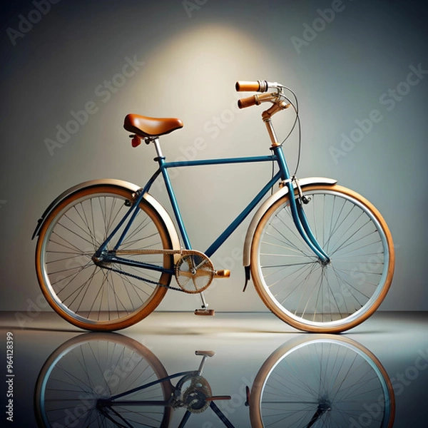 Obraz cool bicycle in studio