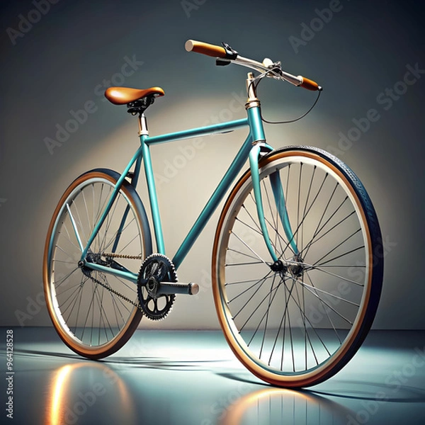 Obraz cool bicycle in studio