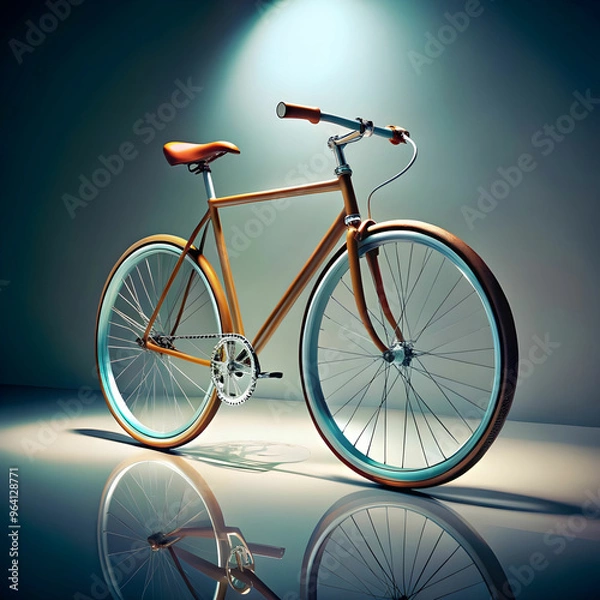 Obraz cool bicycle in studio