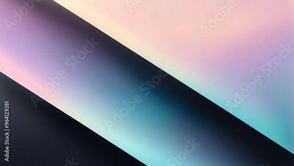 Fototapeta Abstract gradient design with soft colors and diagonal lines.
