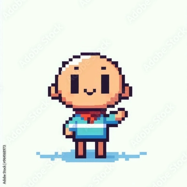 Obraz Pixel character
