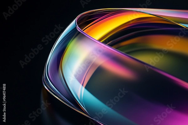 Obraz Abstract glass style background