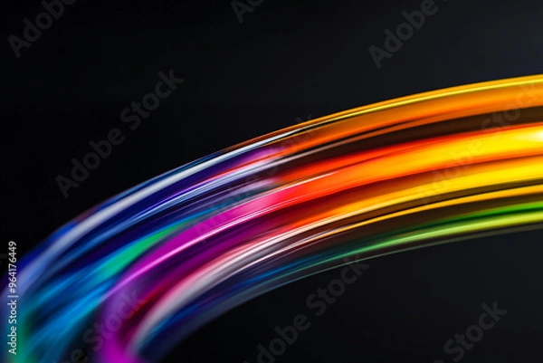 Obraz 3D abstract glass style background