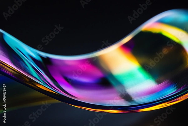 Fototapeta 3D abstract glass style background