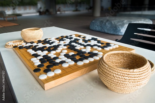 Obraz Ended game Go board