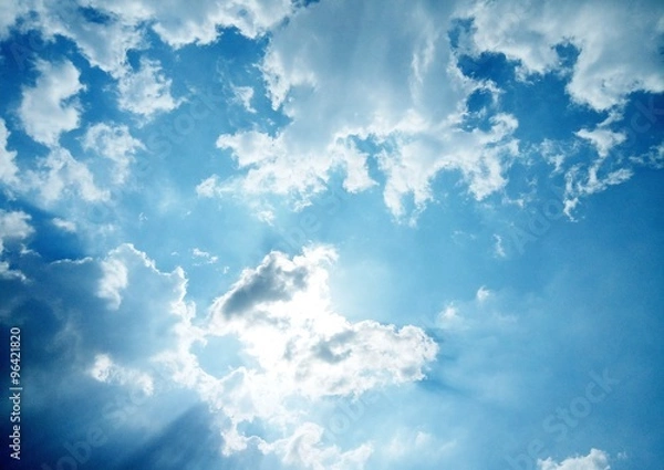 Obraz The sun and clouds