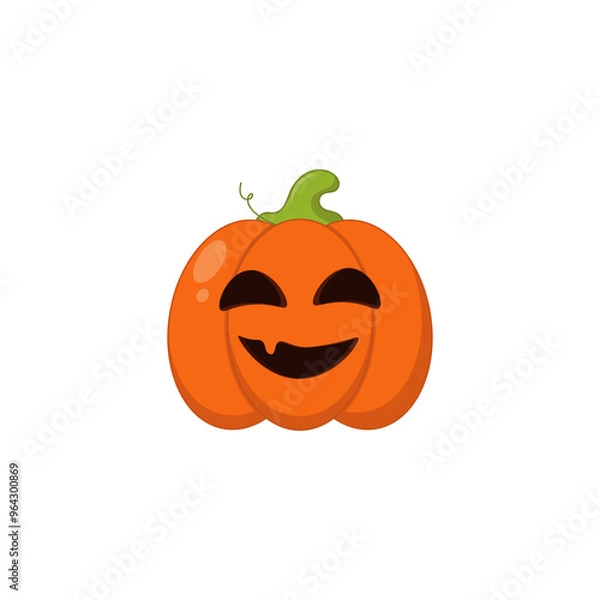 Fototapeta Cute Halloween Pumpkin Illustrations
