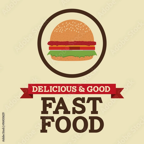 Fototapeta delicious and good foodesign 