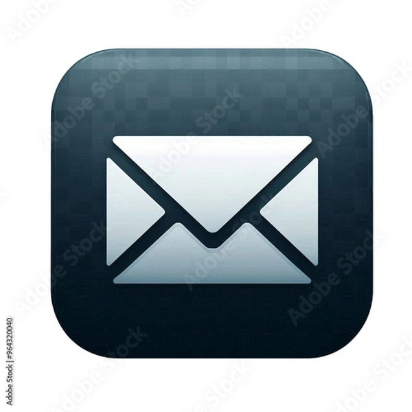 Obraz mail envelope icon isolated on transparent background - Generative AI