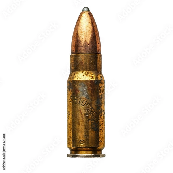 Fototapeta bullet isolated on white