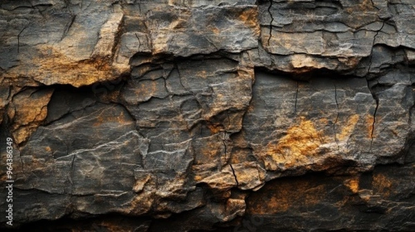 Fototapeta Stone texture rough surface. Generative AI