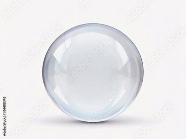Fototapeta Bubbles isolated on white background