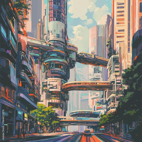 Obraz city cityscape