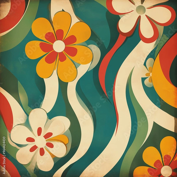 Obraz seamless floral pattern