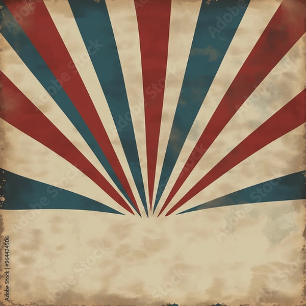 Fototapeta retro background with rays