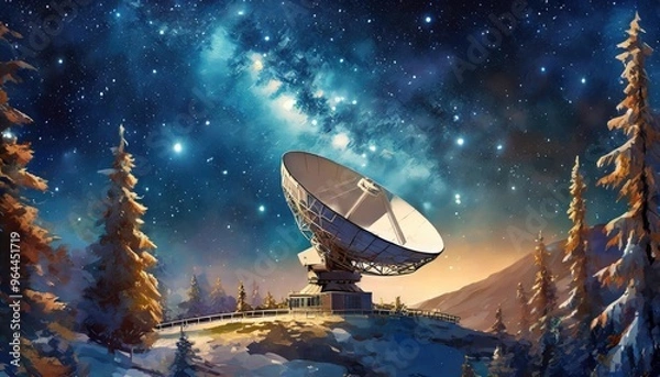 Fototapeta A group of hikers navigating a rugged mountain trail with breathtaking views of snow-capped peaks in the distance.