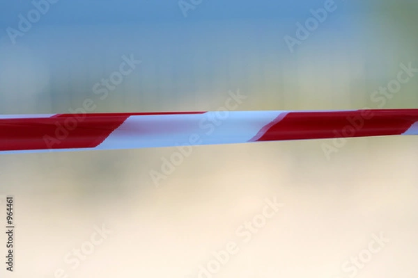 Fototapeta absperrung