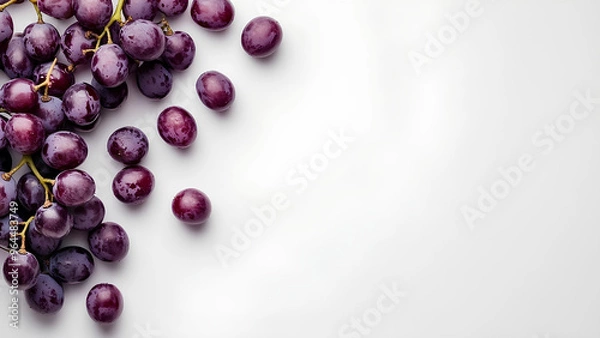 Fototapeta bunch of red grapes