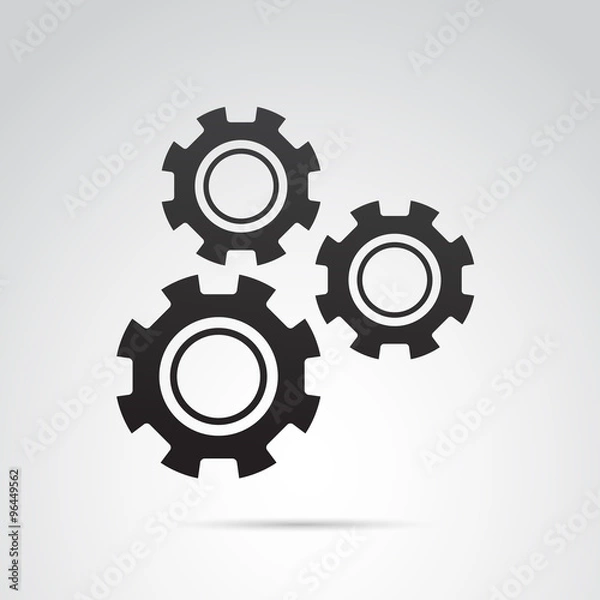 Fototapeta Setting vector icon.