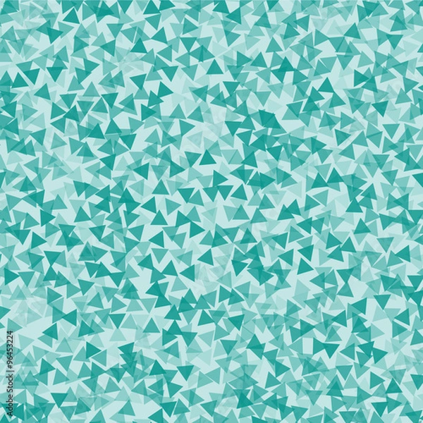 Obraz Turquoise triangle abstract backdrop