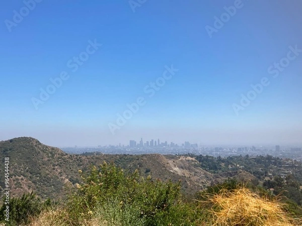 Obraz L.A. Smog Over Desert