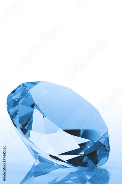 Obraz Blue Diamond with copy space