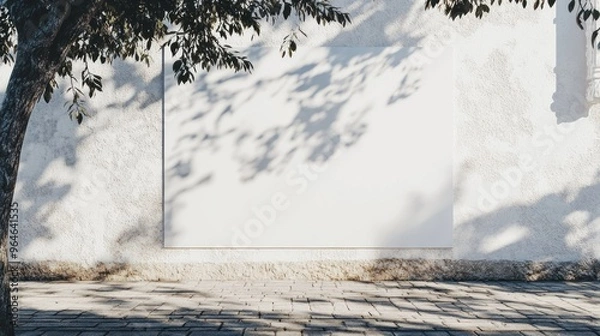 Obraz Blank Billboard on a White Wall