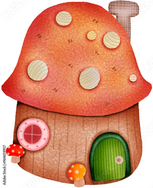 Obraz Mushroom house