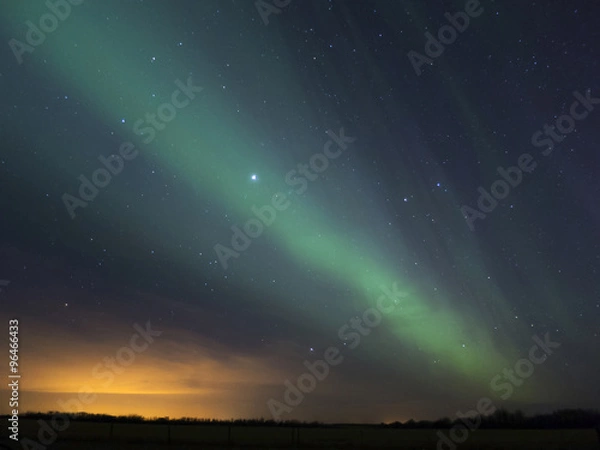 Obraz Aurora Borealis (Northern lights) in Alberta, Canada